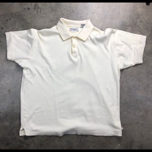 Yves Saint Laurent Cream Polo Size L